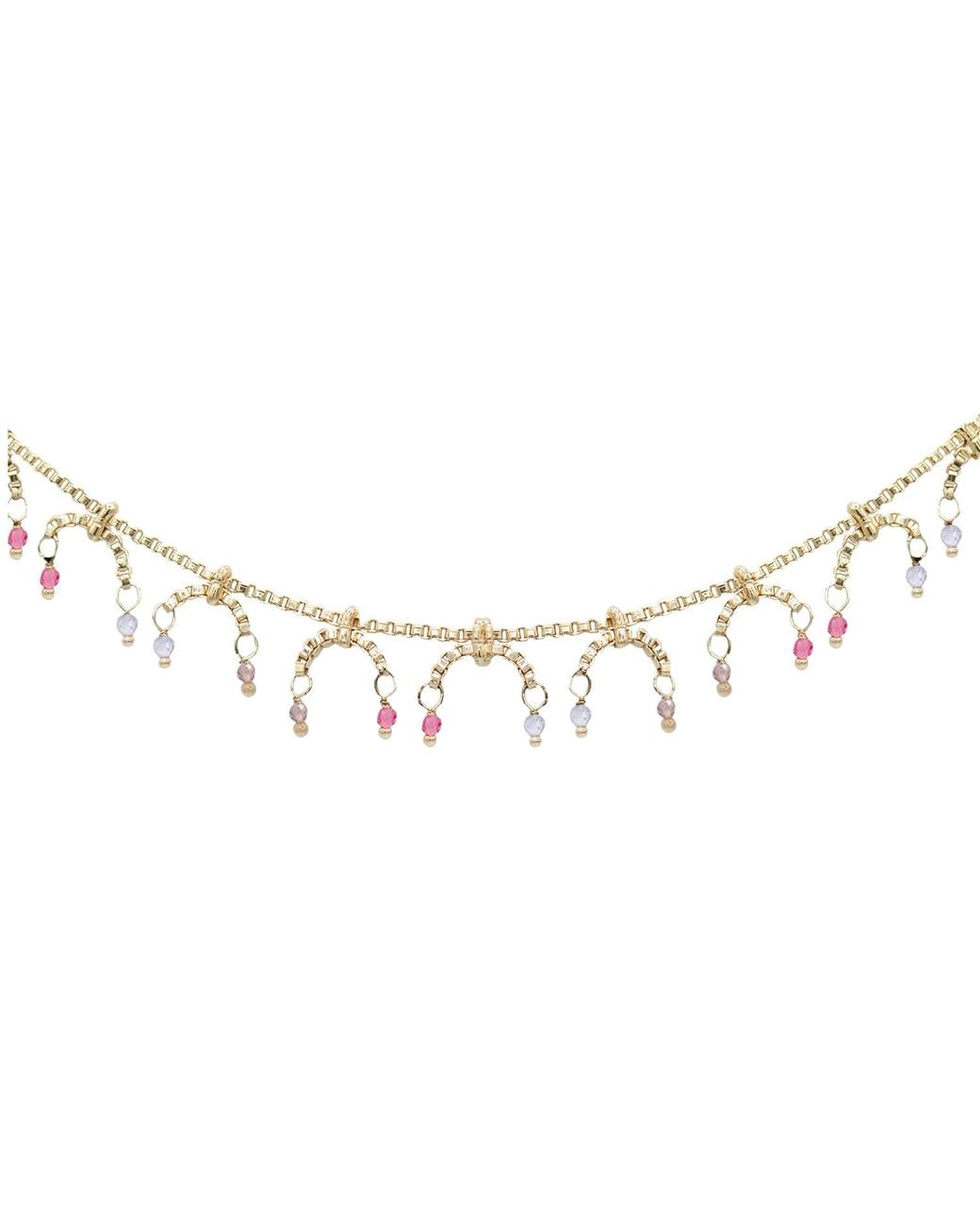 Marcia Moran Metallic Mara Beaded Necklace
