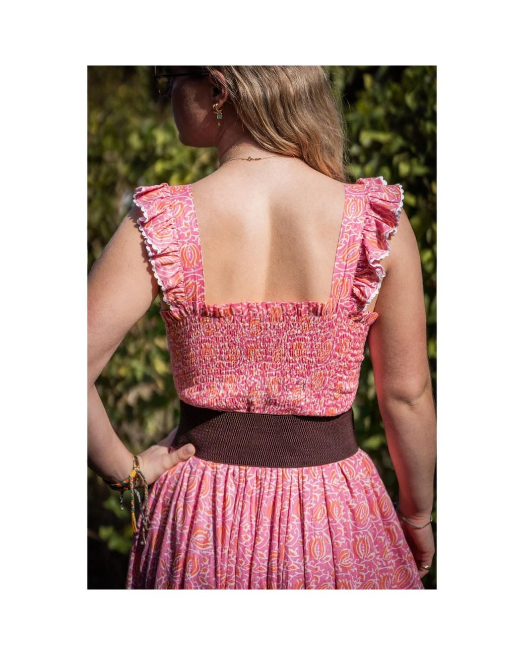 Jago's Tribe Pink Sunset Bloom Dress