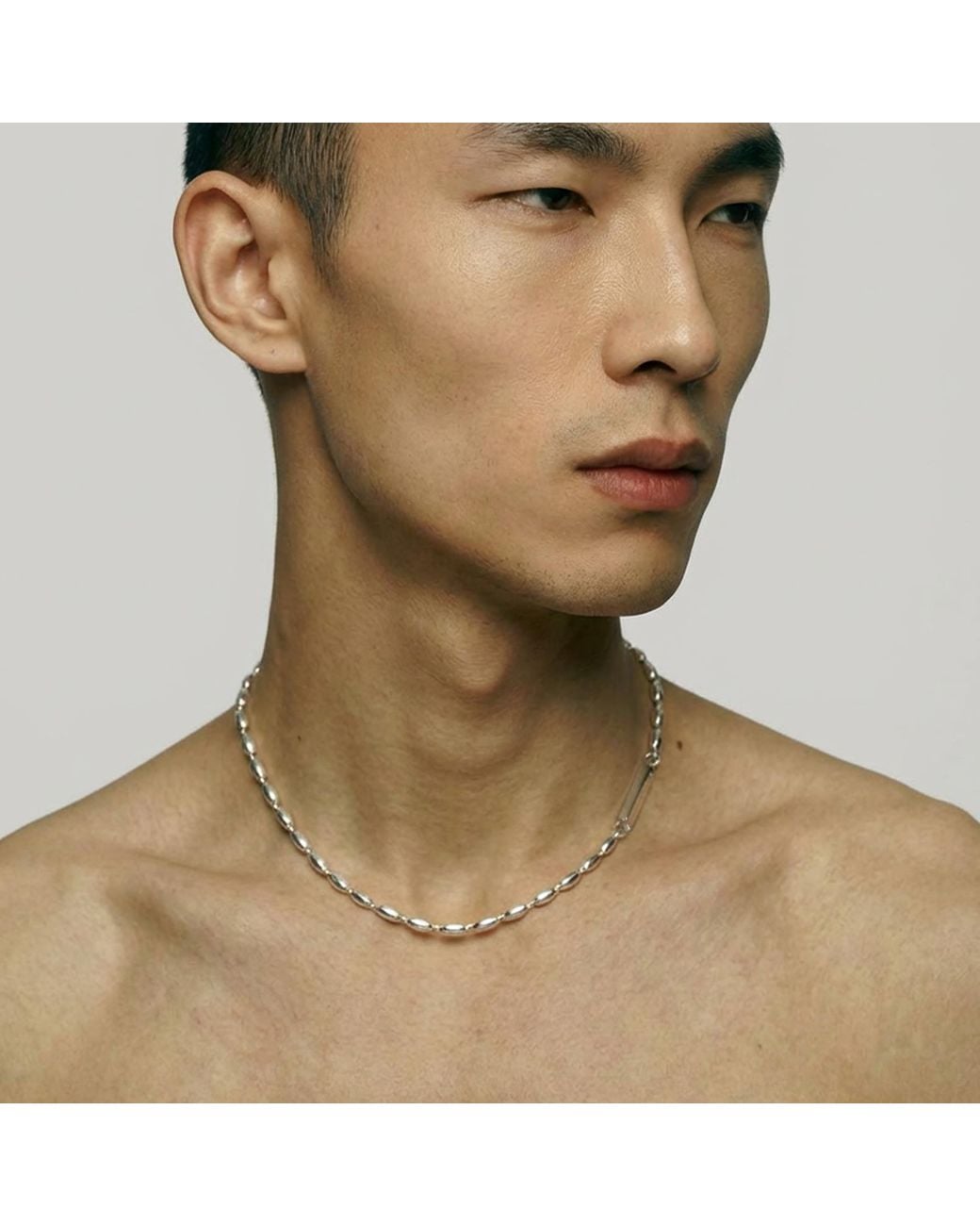 Kevin Thorne Jewellery Metallic Monolith Necklace for men