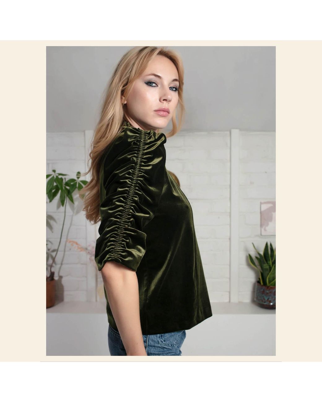 Nooki Design Green Lexy Top