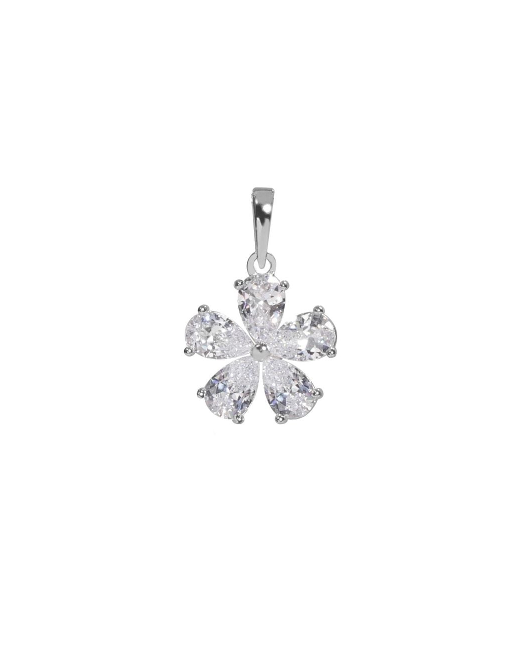 Arte Madrid White Simple Floral Pendant