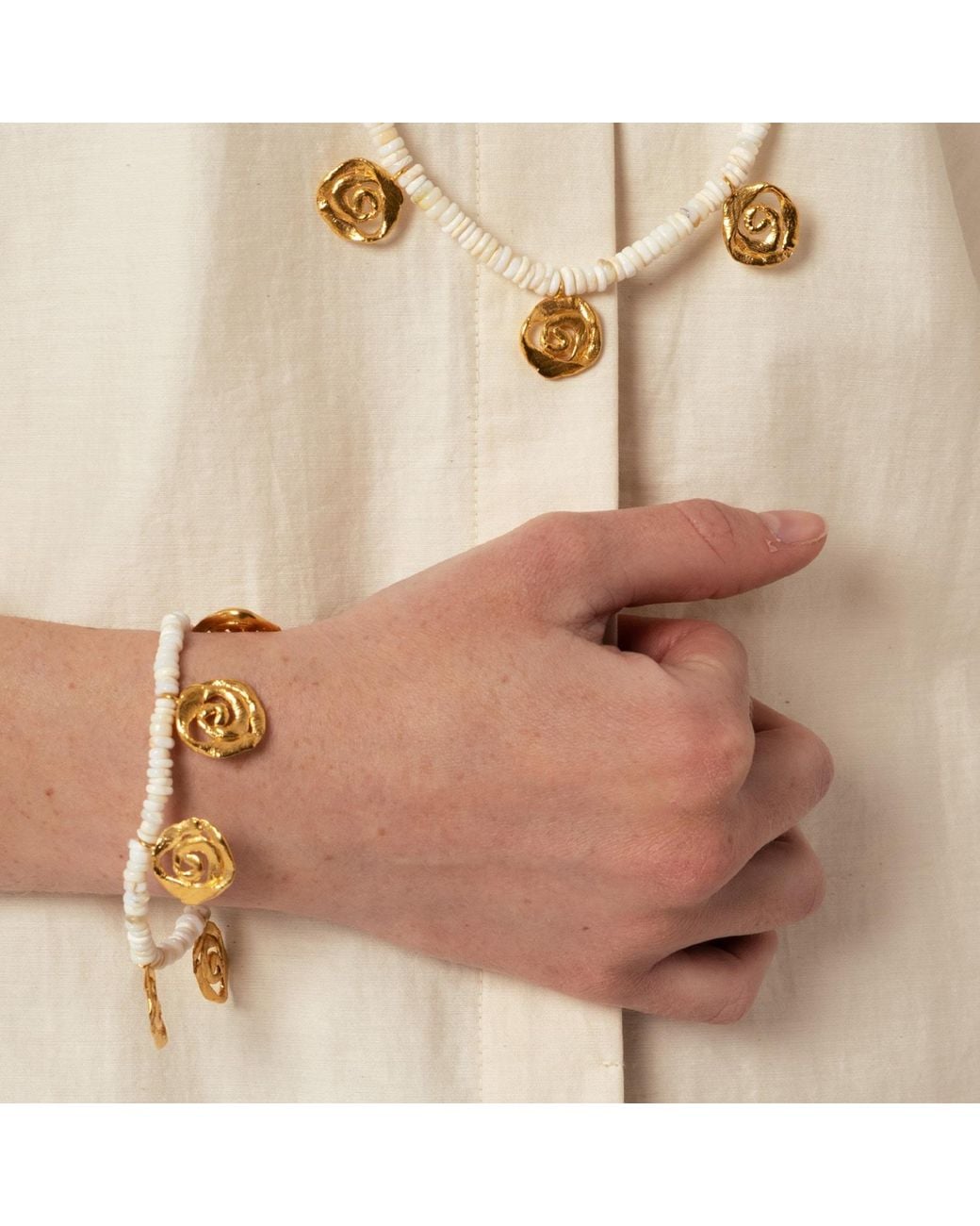 EVA REMENYI Metallic Origin Opal Bracelet