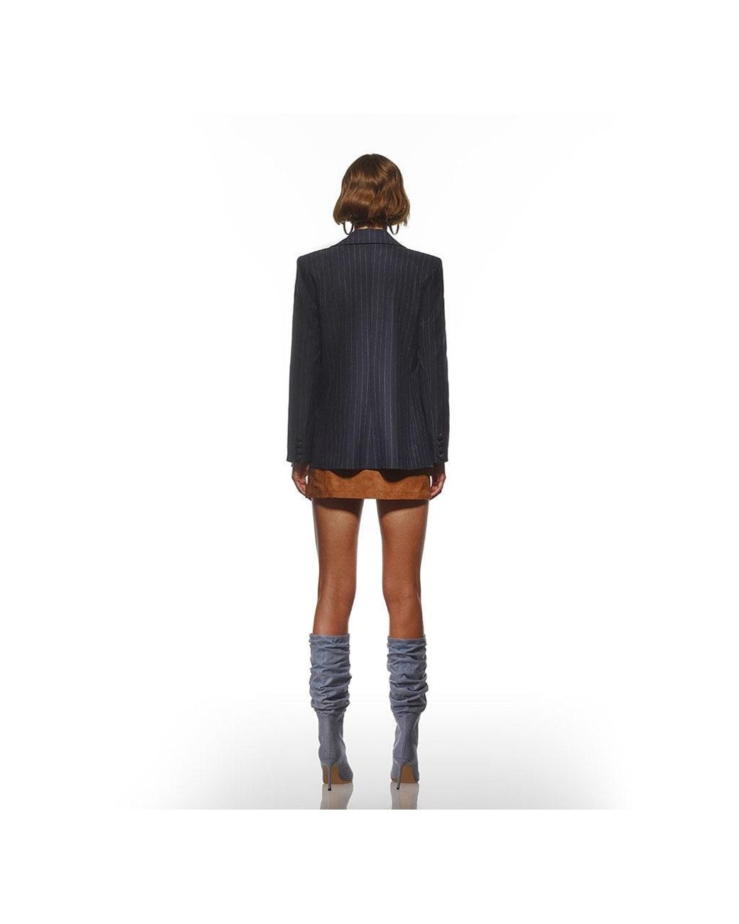 Maison sél Blue Pin Stripped Blazer Jacket –
