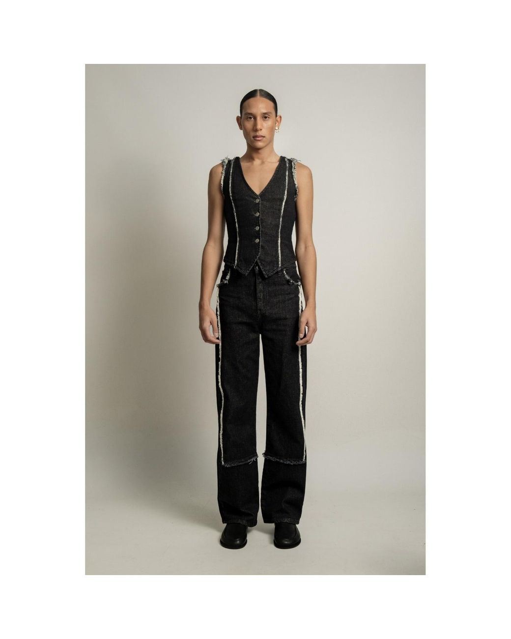 Van Brussel Black Saint Jacques Vest