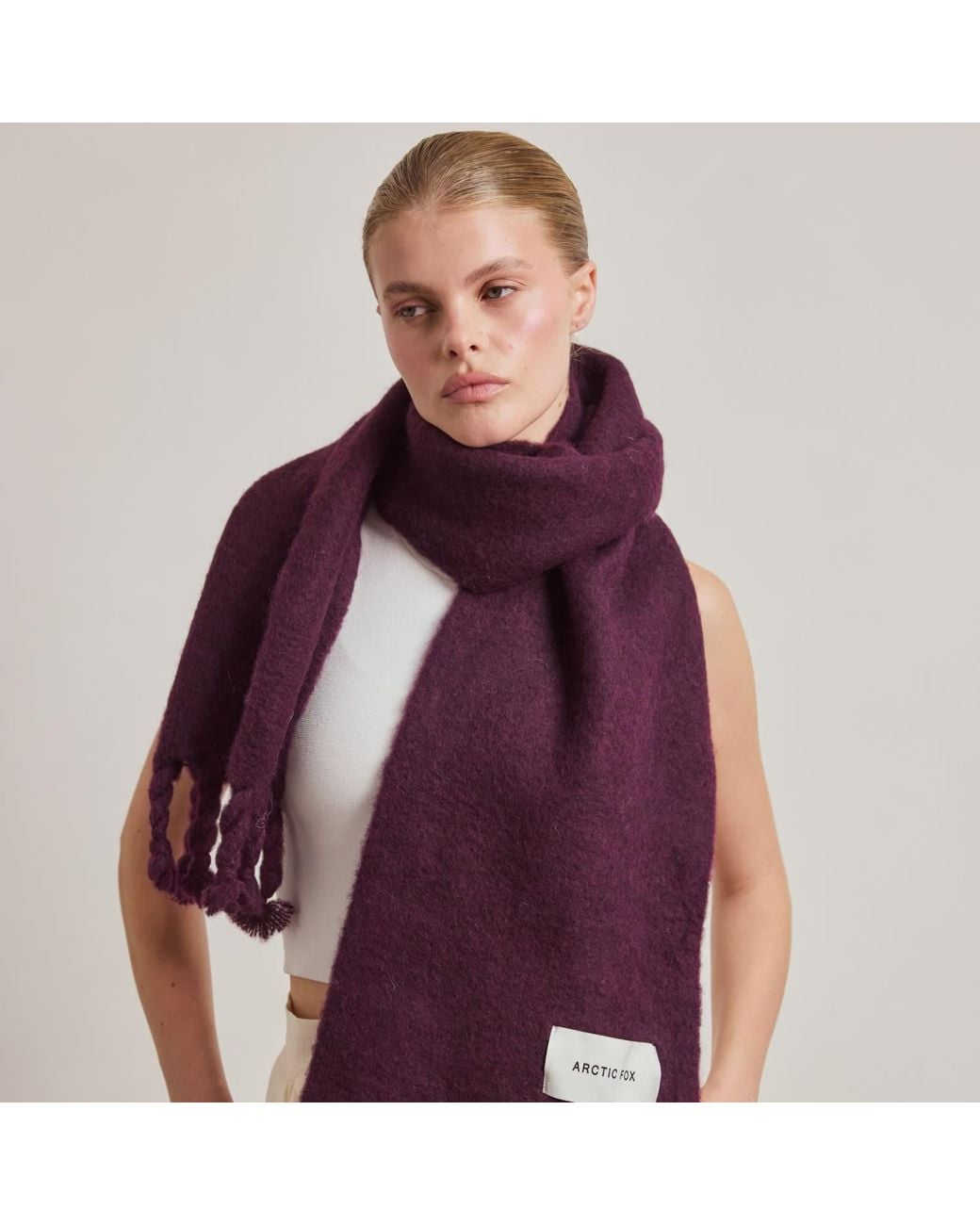 Arctic Fox & Co. Purple The Cloud Scarf