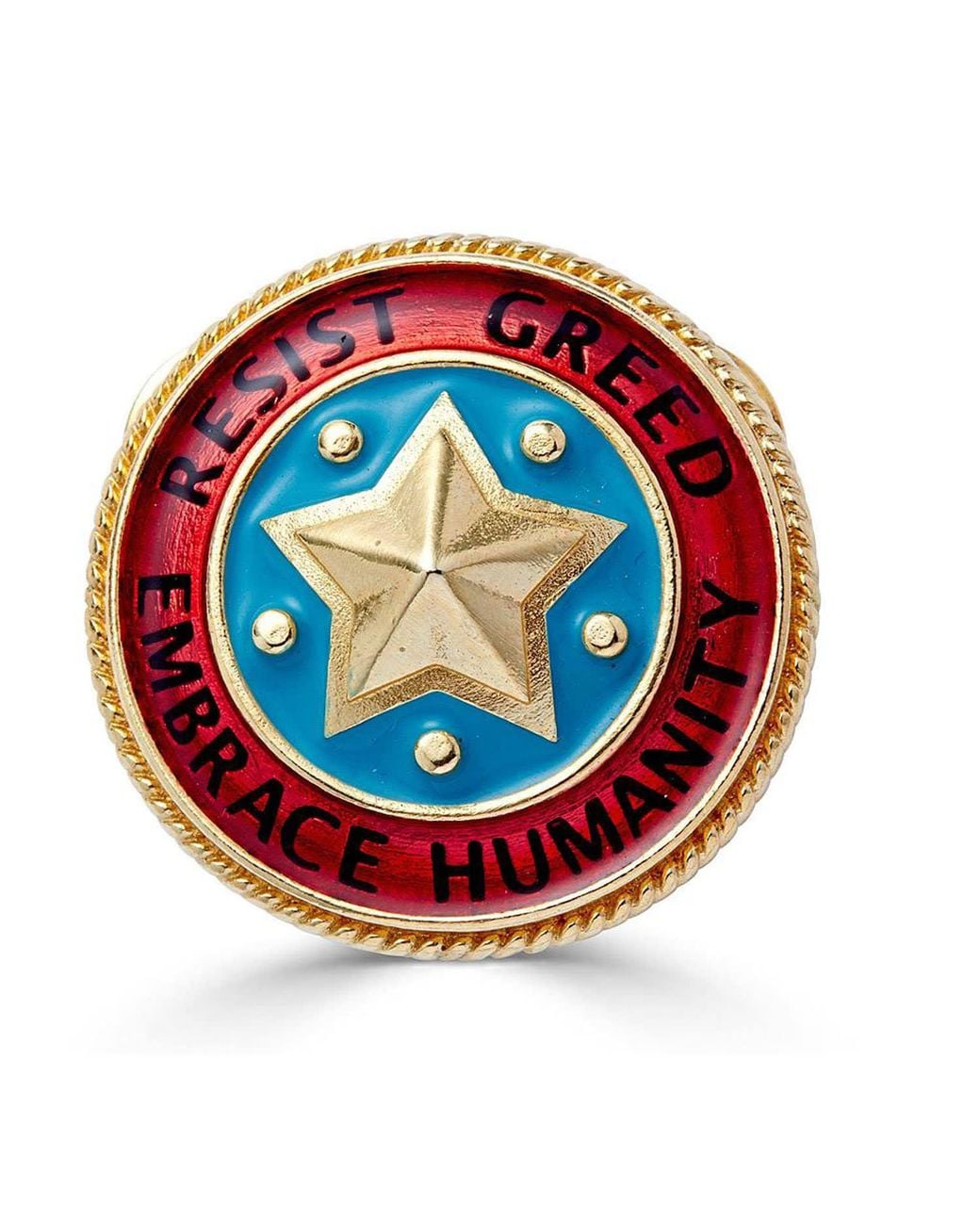 Passionate Protest Collection Red Resist Greed, Embrace Humanity
