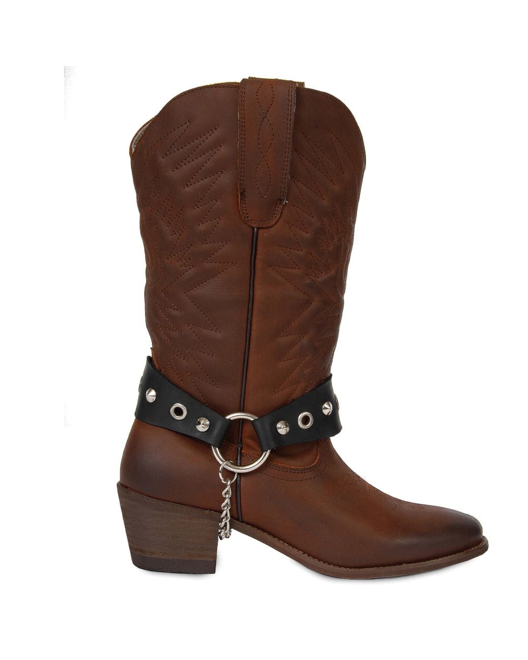 Urbnkicks Brown Cowboy Coyote Boots