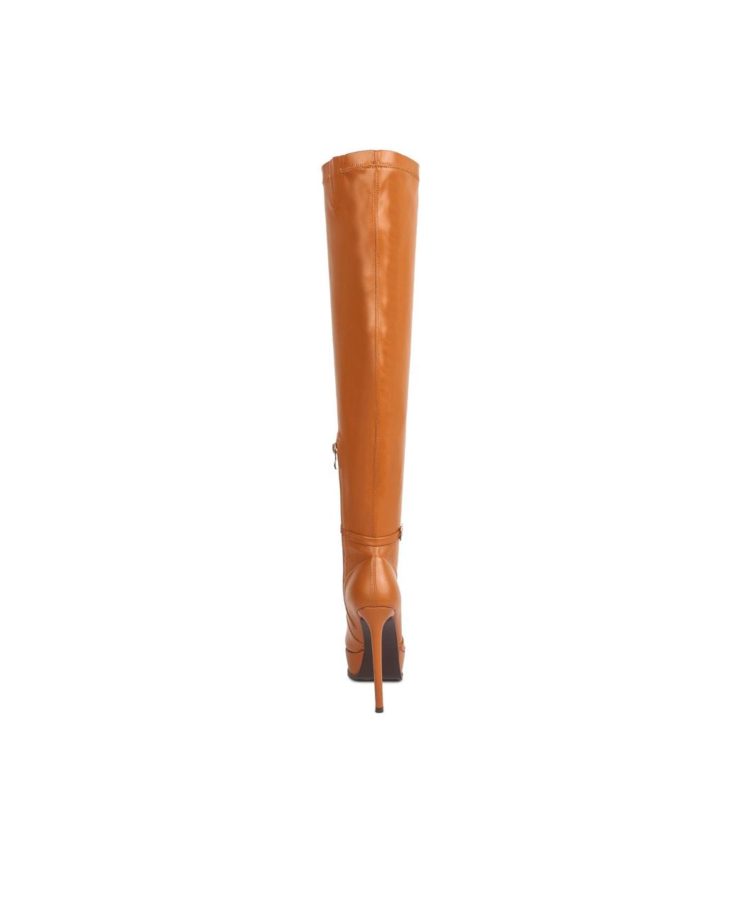 Rag & Co Brown Neutrals Twinkles Patent Stiletto Heeled Long Boots