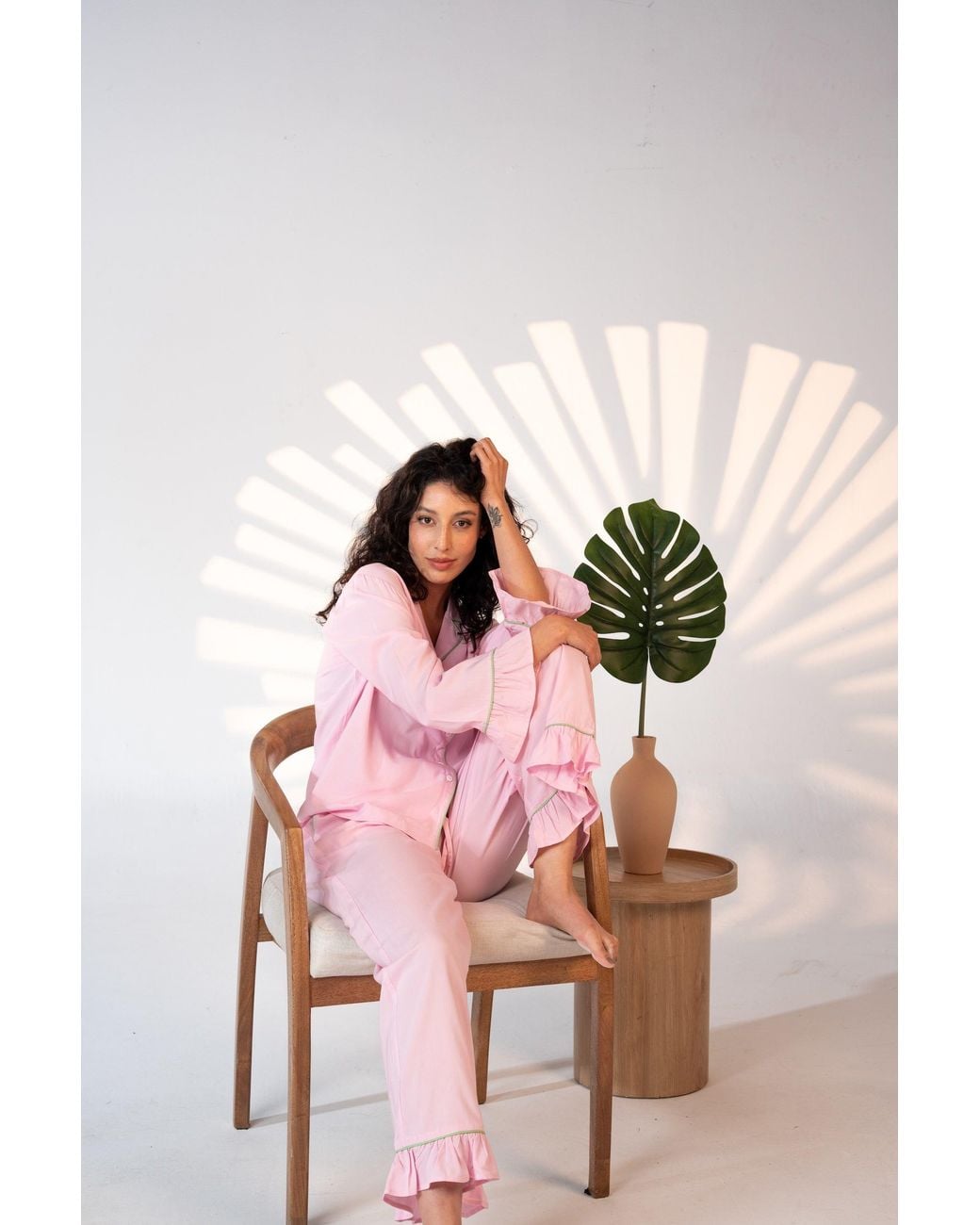 Carolina Benoit Pink Luxury Bamboo Pajama Set