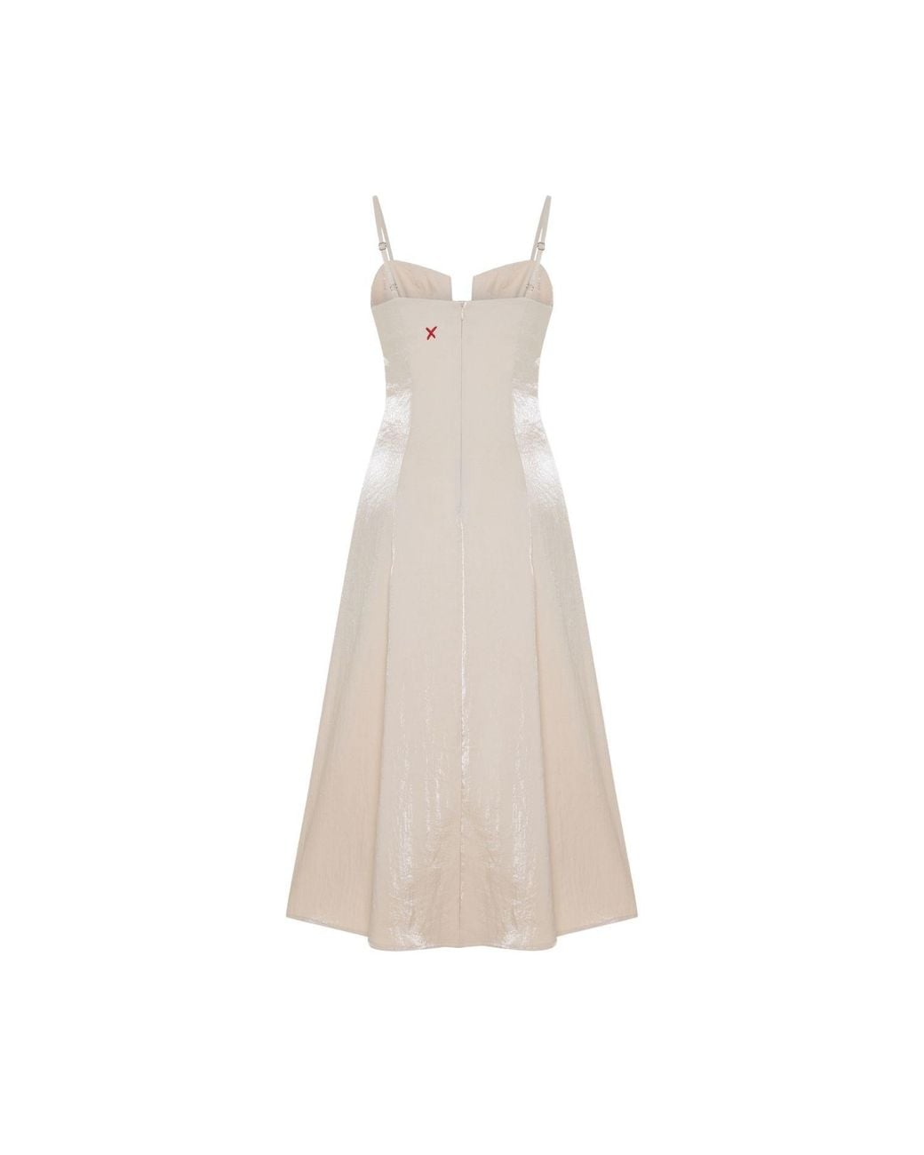 Pcfg Natural Neutrals Daydreamers Strappy Midi Dress