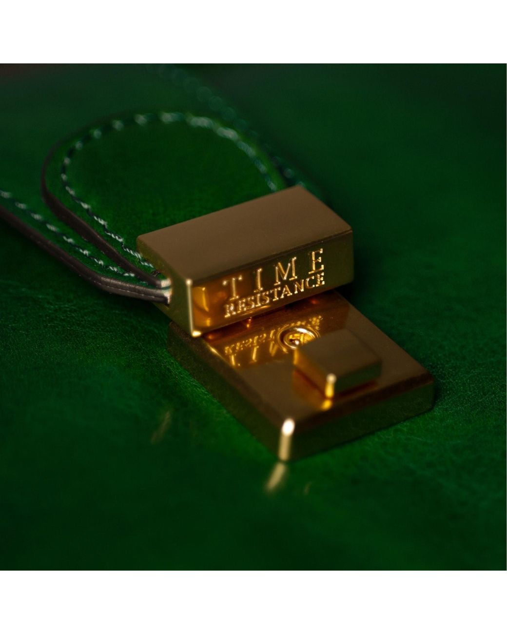 Time Resistance Green Small Leather Doctor Bag For
