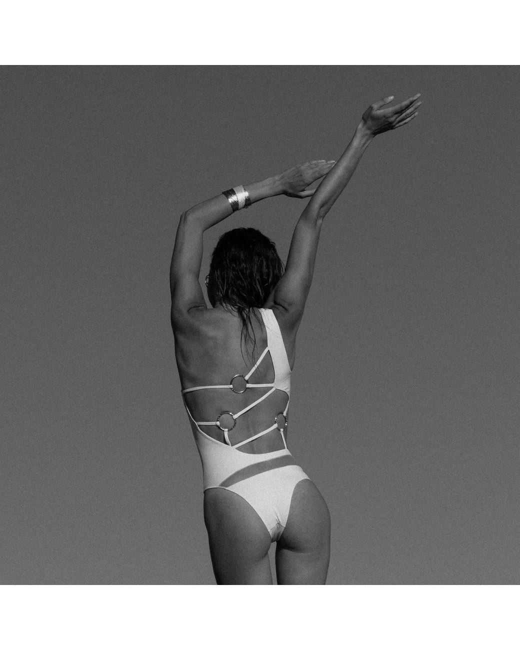Moorea Swim White Pharos One Piece