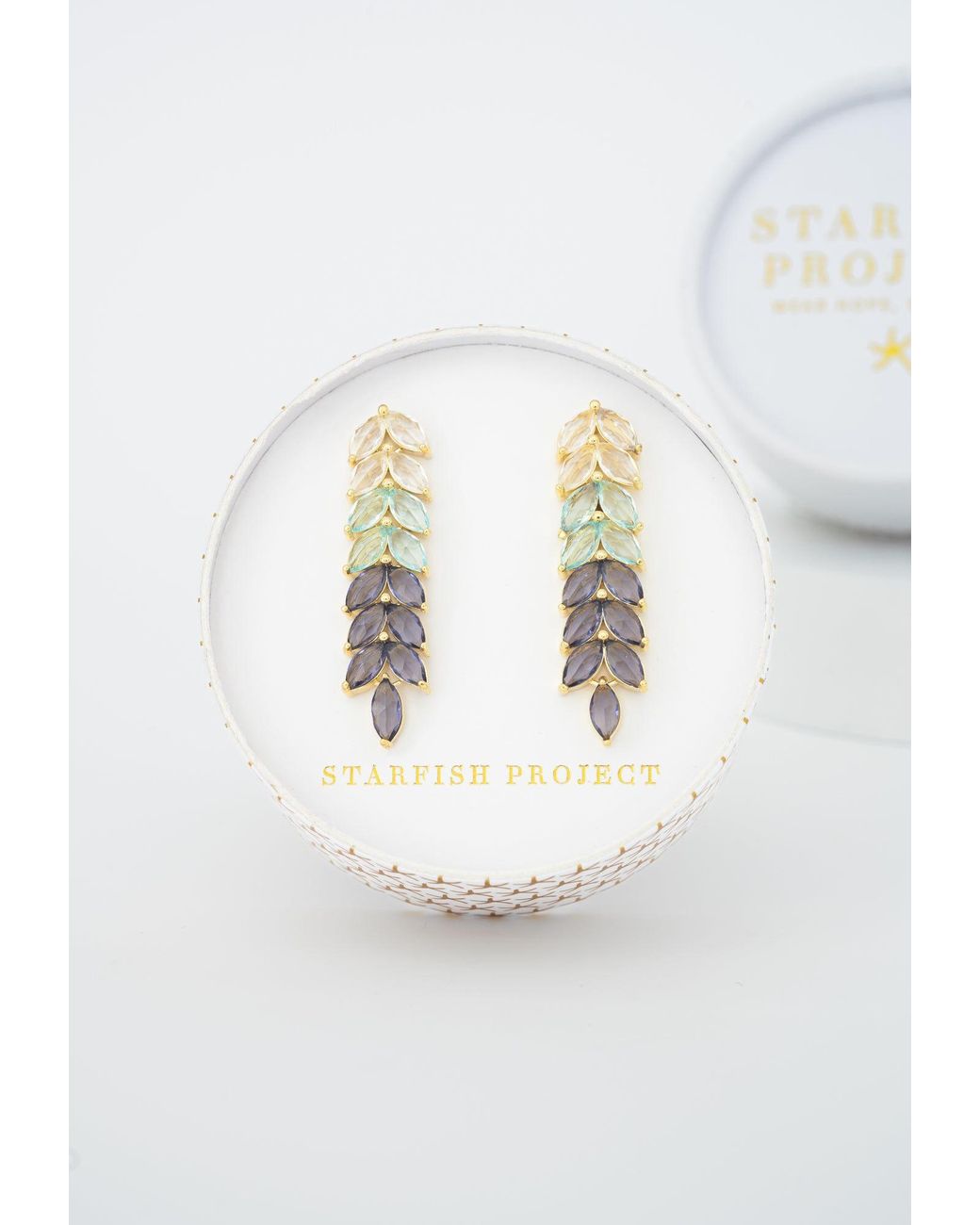 Starfish Project Metallic Eclipse Chandelier Earrings