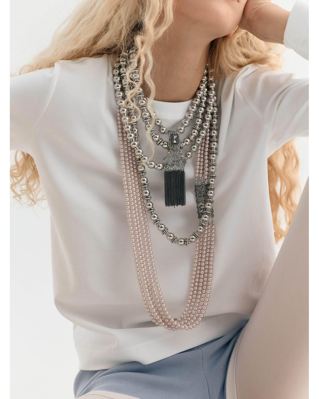 Sita Nevado White Blanche Necklace