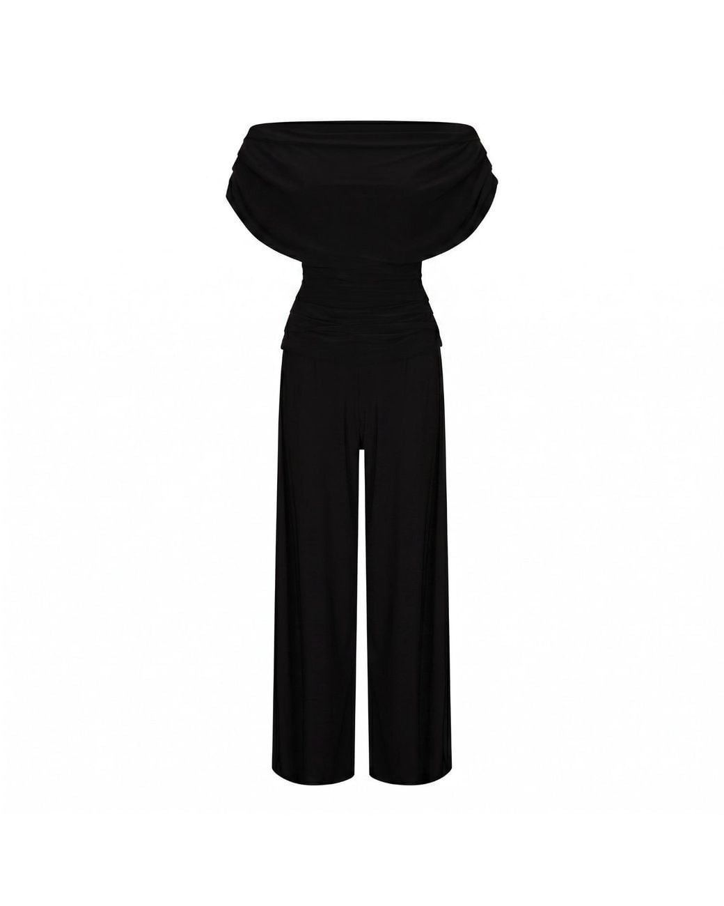 Atom Label Black Carbon Jumpsuit