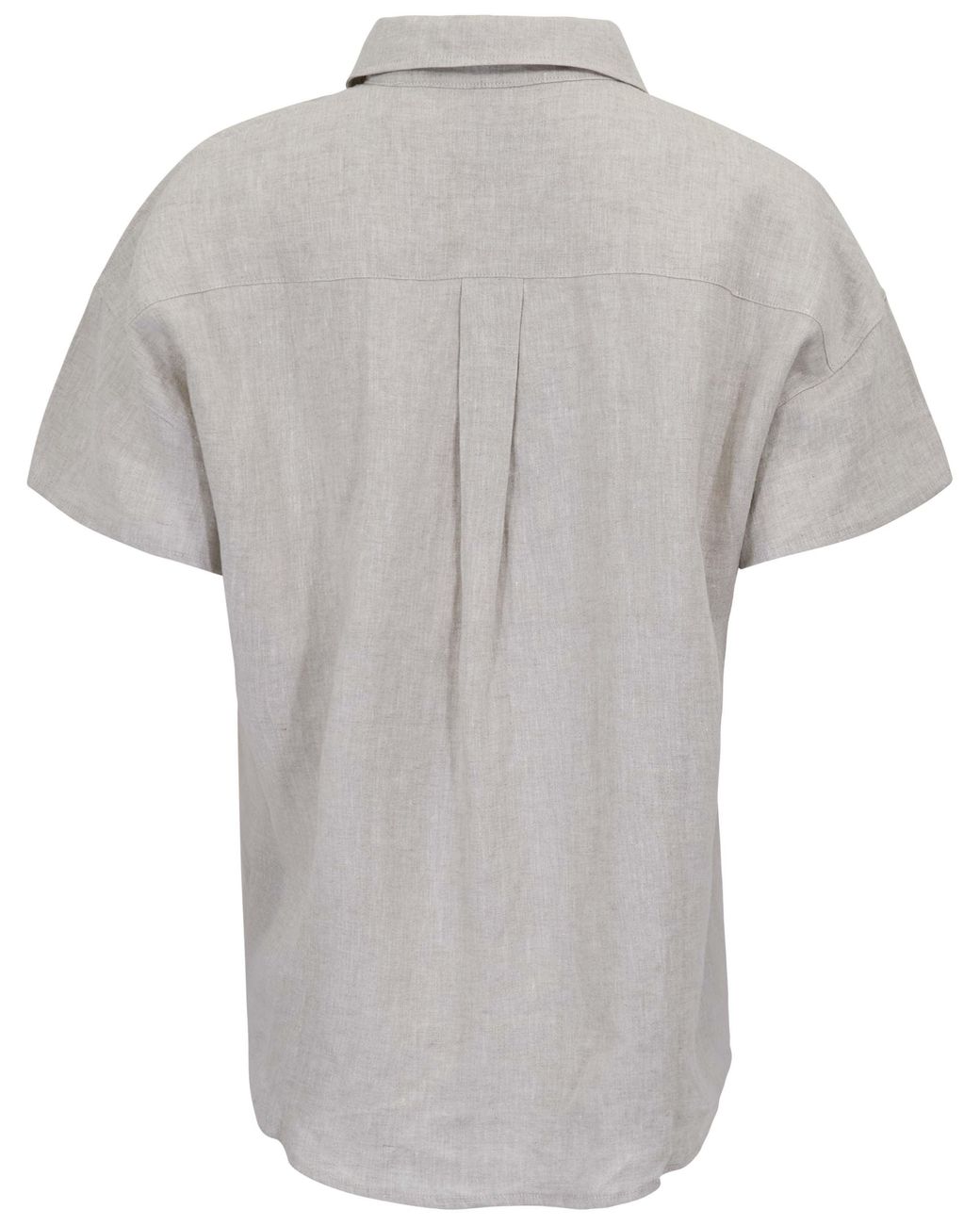 Lords of Harlech Gray Neutrals Lara Natural Linen Shirt