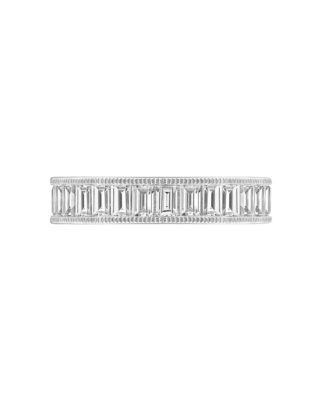 Diamonbliss Metallic Marilyn Monroe Baguette Eternity Ring