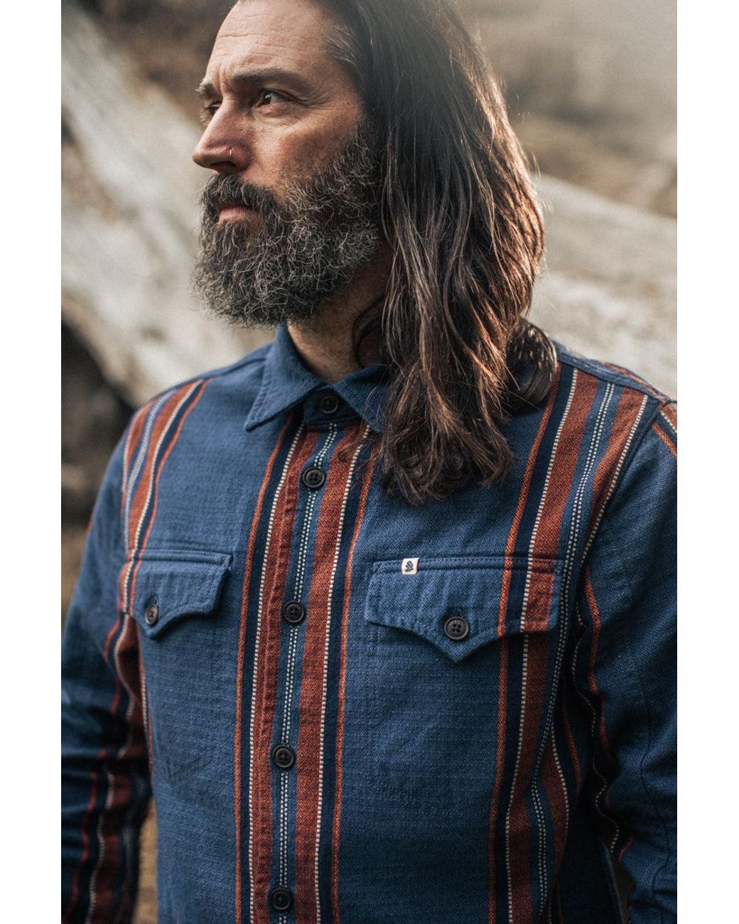 &SONS Trading Co Blue Koda Shirt for men
