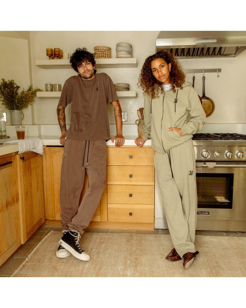 Comune Brown Enzo Jogger for men
