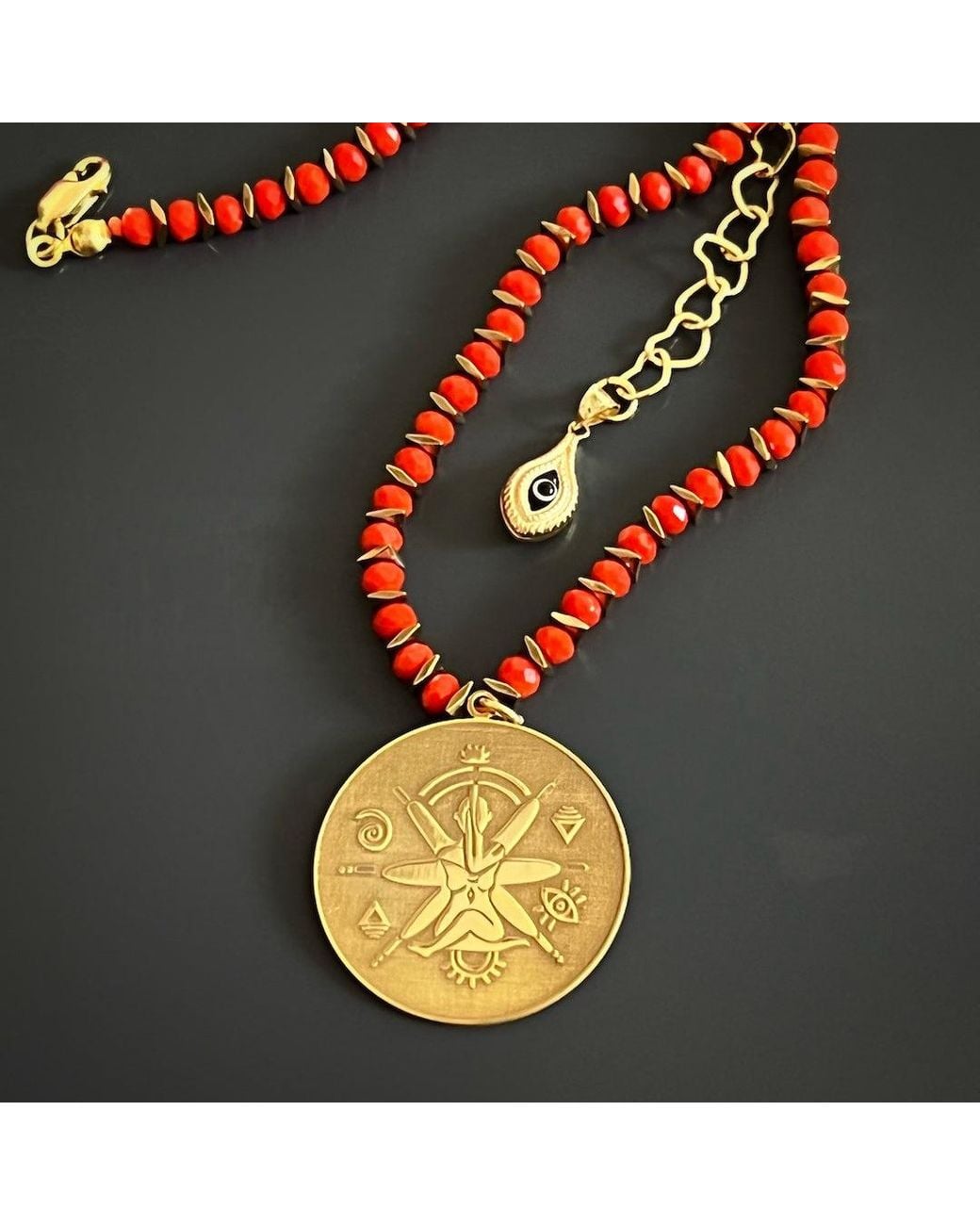 Ebru Jewelry Brown See The Good Choker Necklace