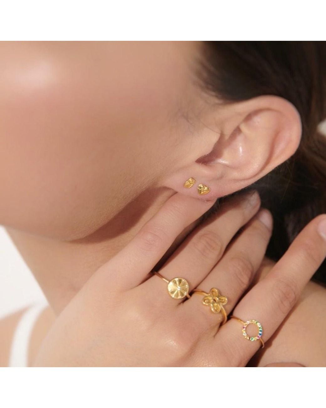 With Love Darling Metallic Energy Ring