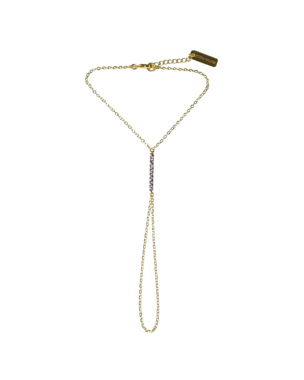 Studio Baloge White Nuit V-Line Hand Chain