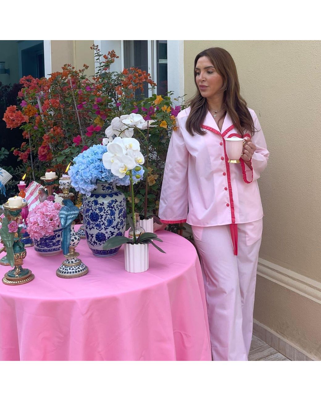 Love Letters X Pink Dolce Soft Rosa Baby & Coral Pyjama Set