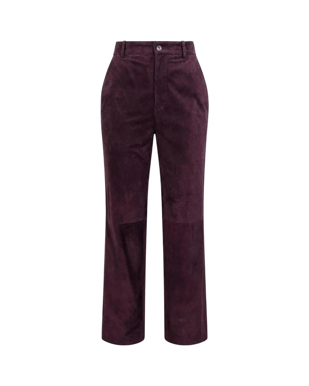 Anna Gatto Purple Leather Pants