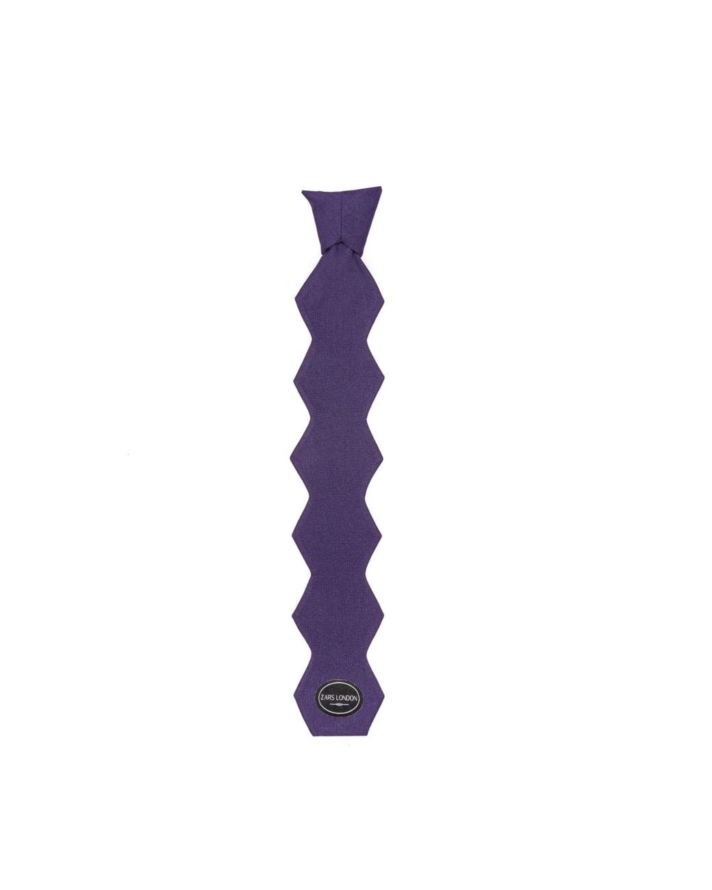 Zars London Purple The Hexagonal Tie for men