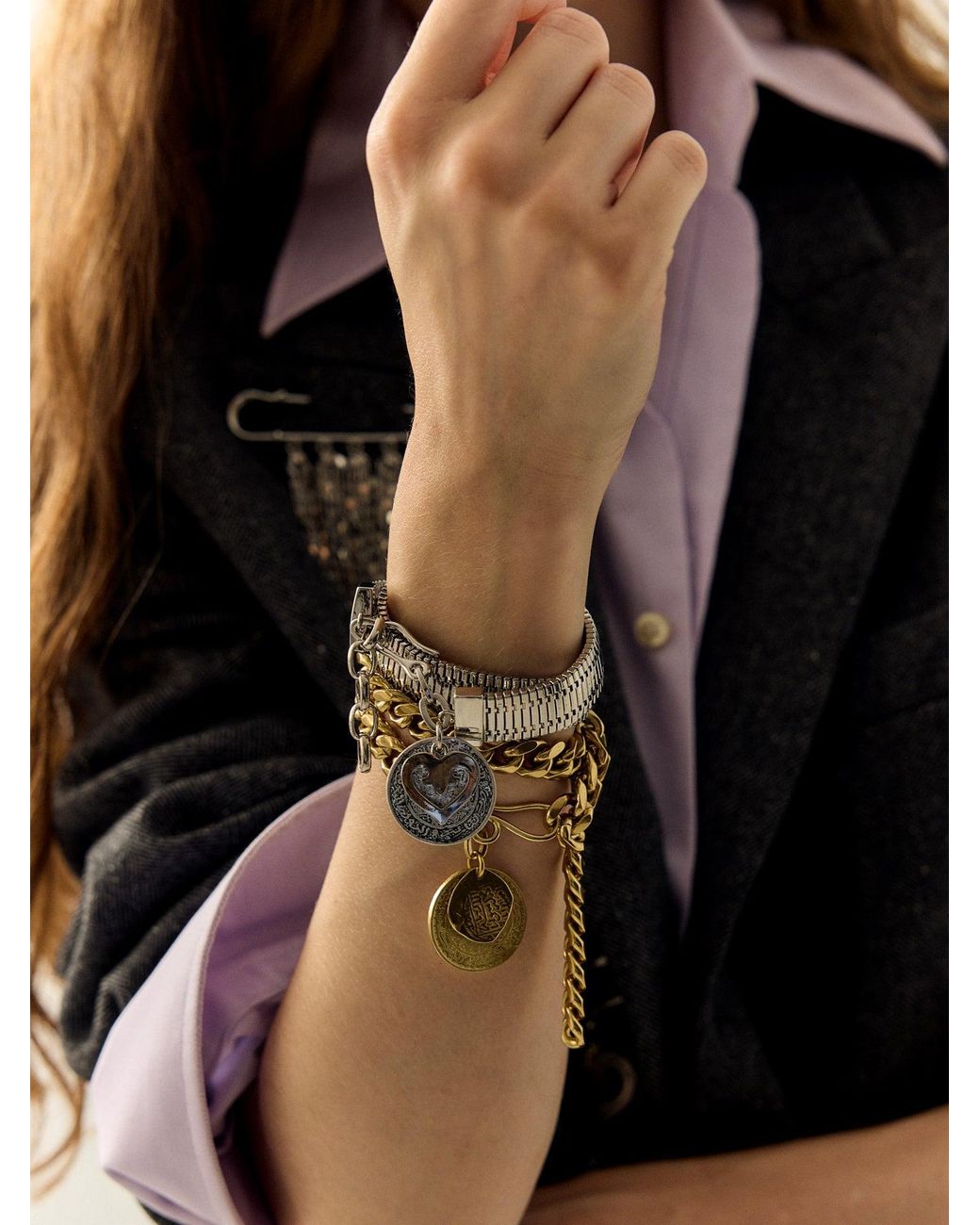 Sita Nevado Metallic Boa Bracelet