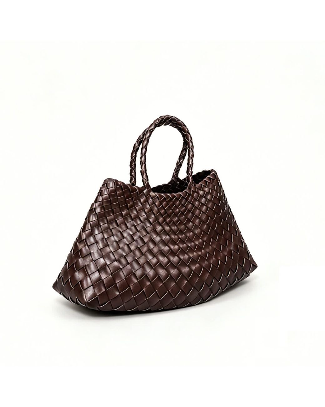 Rimini Orange Hand Woven Tote 'Adelina'