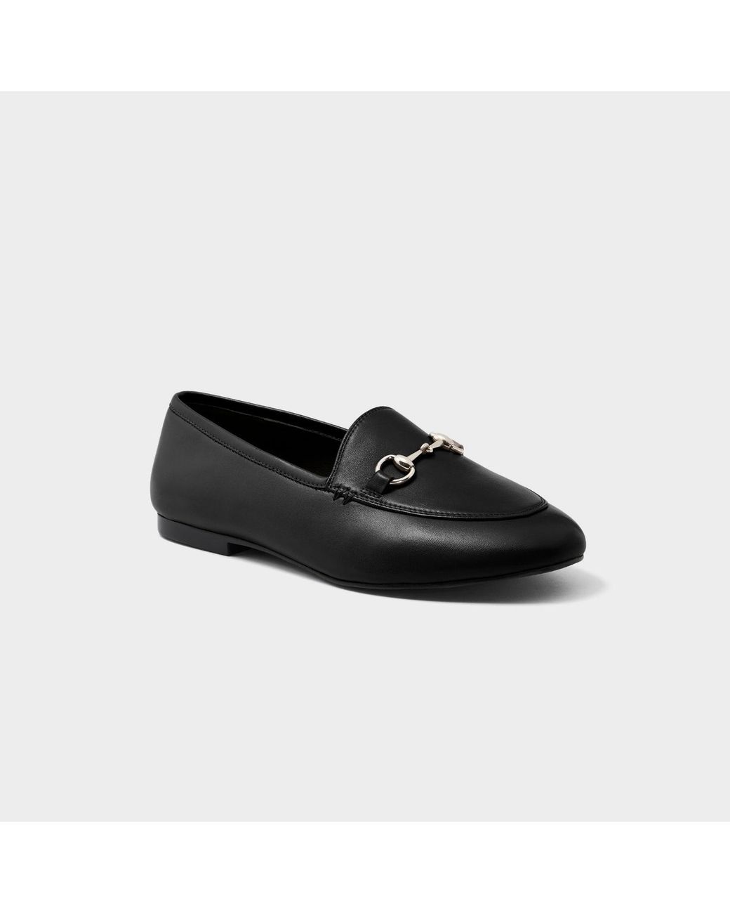Widerry Black Wide Fit Loafers Zola Noire