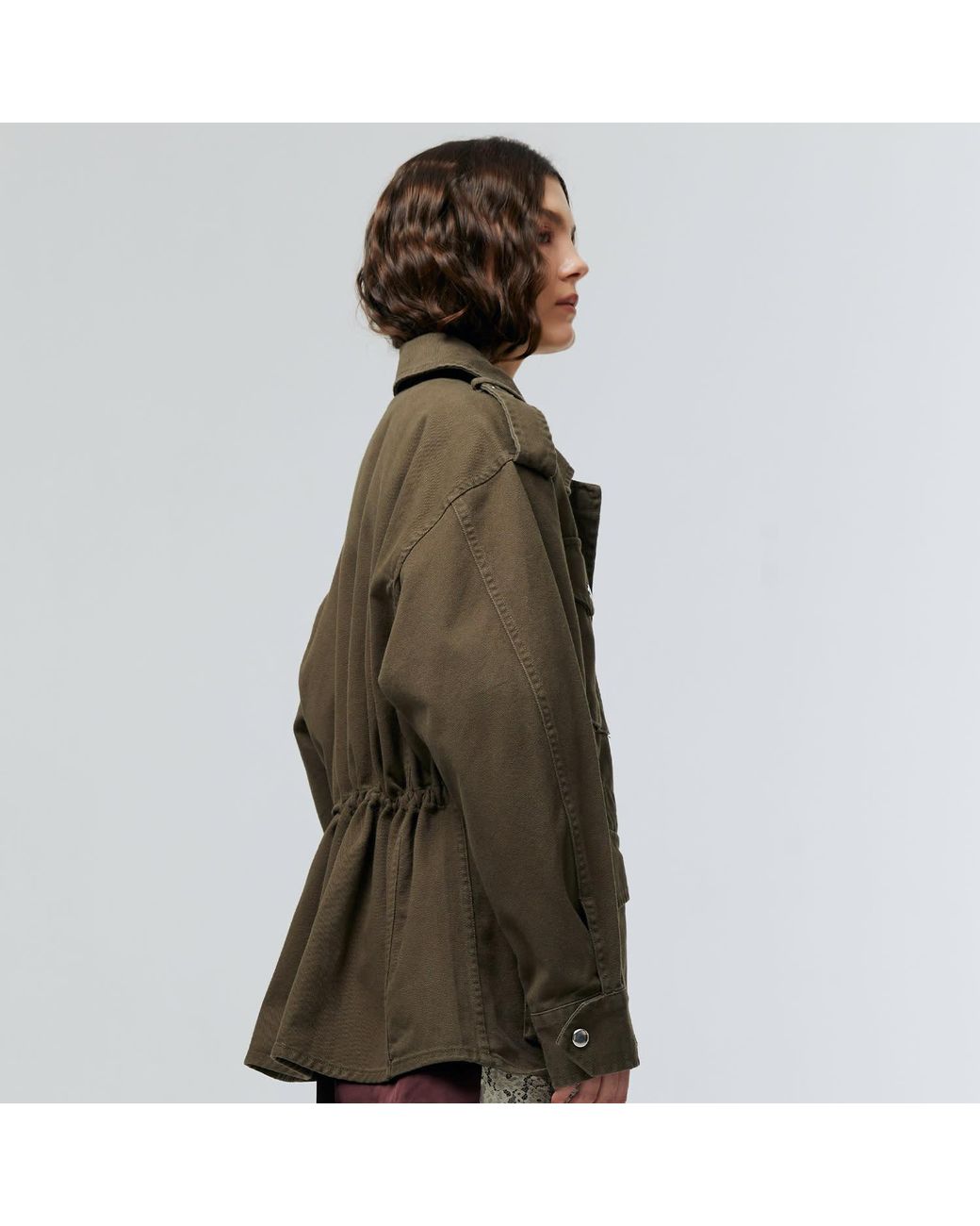Ats the Label Green Leonna Utility Pocket Jacket