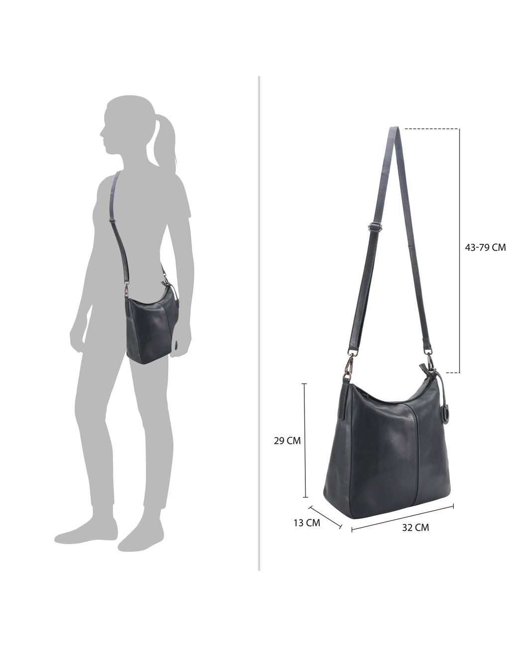 Lloyd Baker Gray Phoebe Crossbody Bag