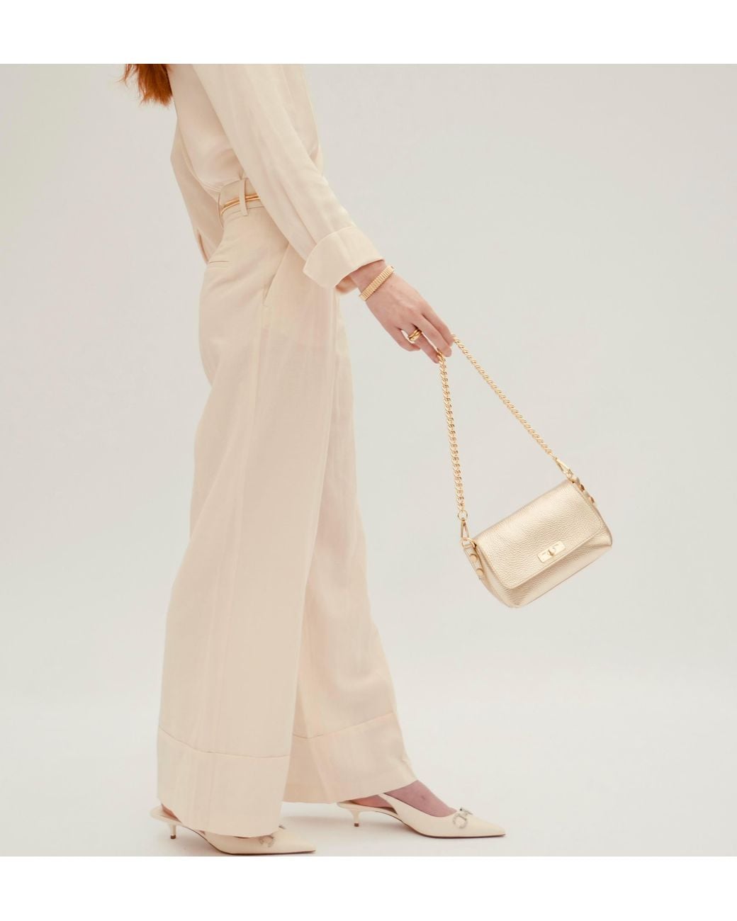 Apatchy London Gray The Maisie Mini Leather Bag