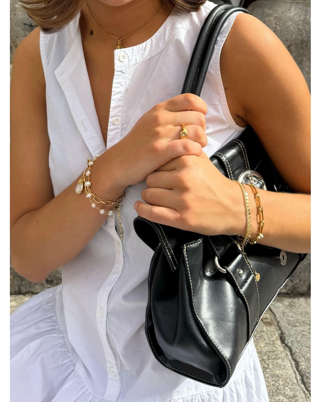 Iris London Metallic Margo Bracelet