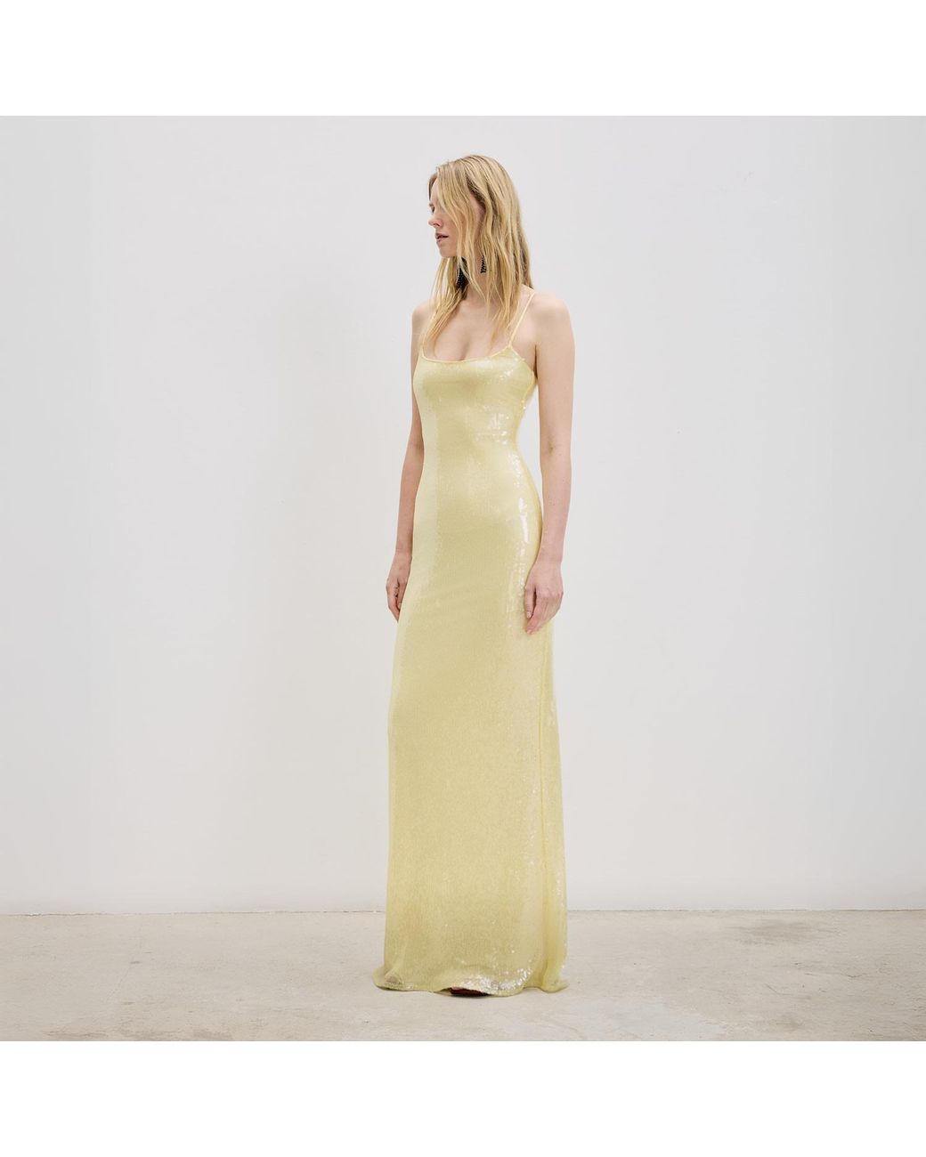Herfetch Yellow Maxi Stass Dress