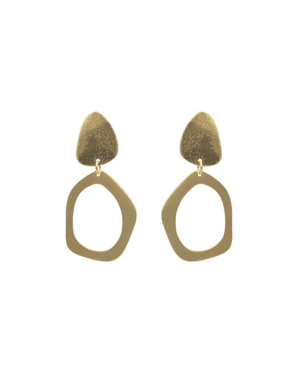 Marcia Moran Metallic Dahlia Earrings