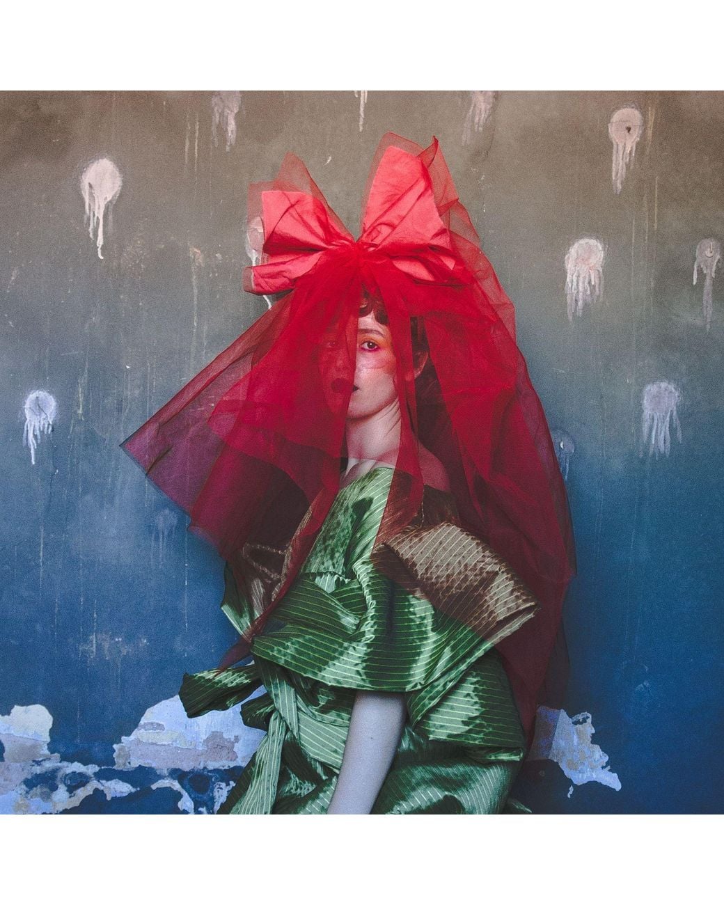 Miro Misljen Red Headband Wedding With Veil