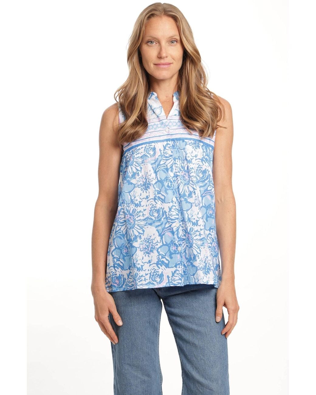 Bindu Blue Elena Blouse