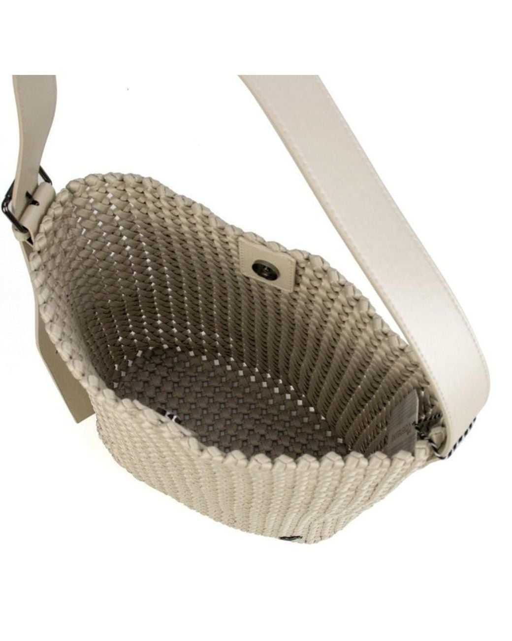 Prenelove Natural Osler Woven Hand-Knotted Hobo