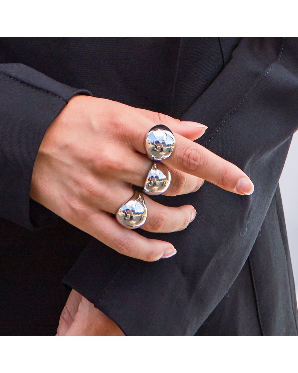 Biko Jewellery Metallic Amphora Ring