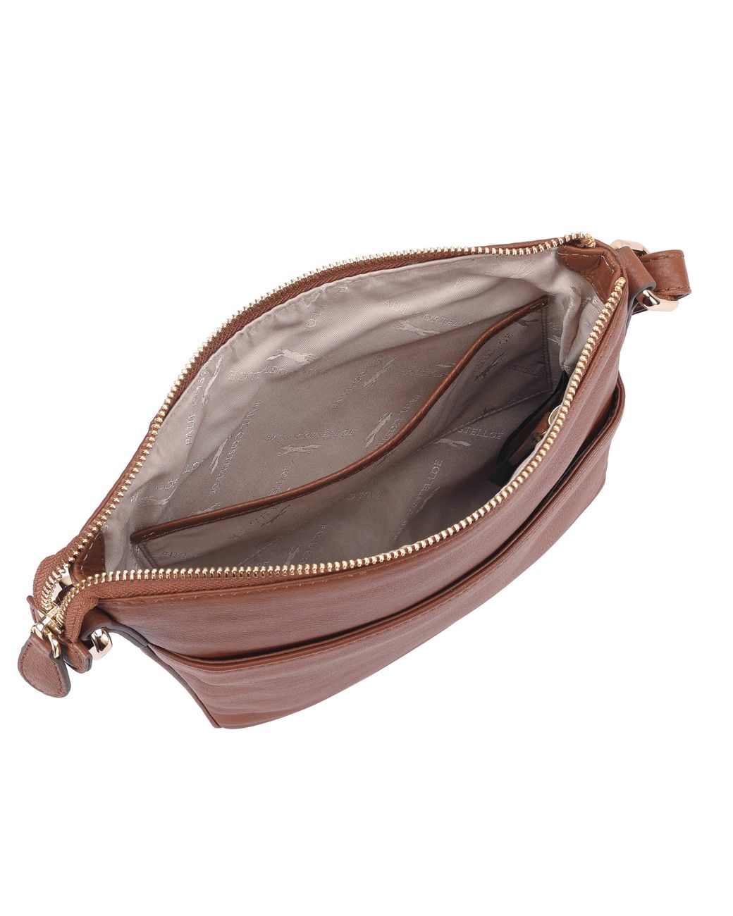 Paul Costelloe Brown Marble Crossbody Bag