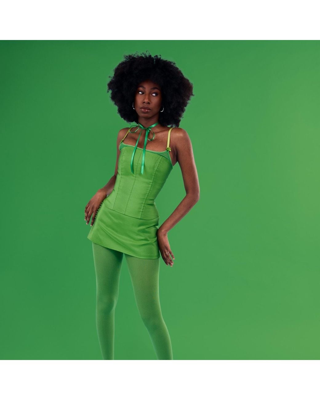 The Coolgirl Nyc Green Jane Skirt
