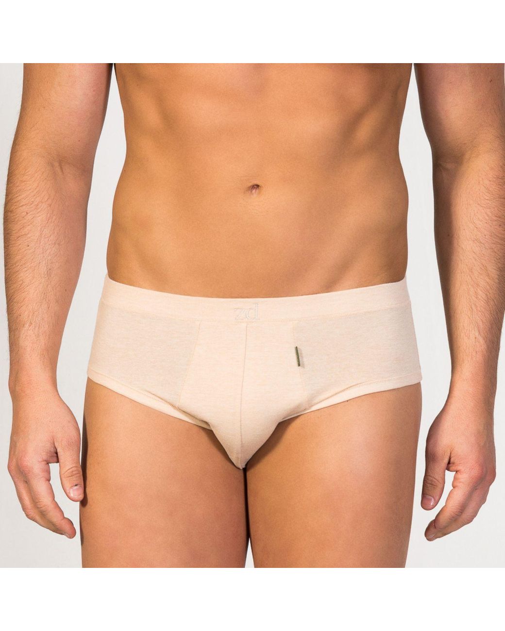Zd - Zero Defects Natural Neutrals Mini Briefs Egyptian Cotton for men