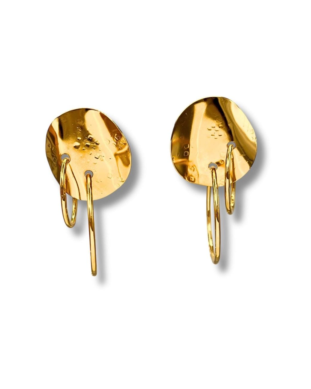 Jaredjamin Metallic Viviane Clip-On Earrings