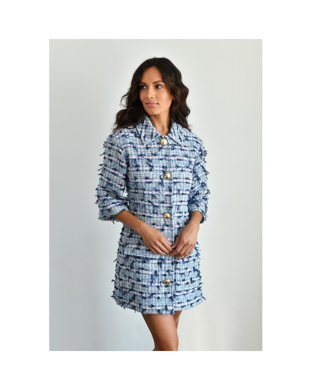 GeeGee Collection Blue Shu Coat