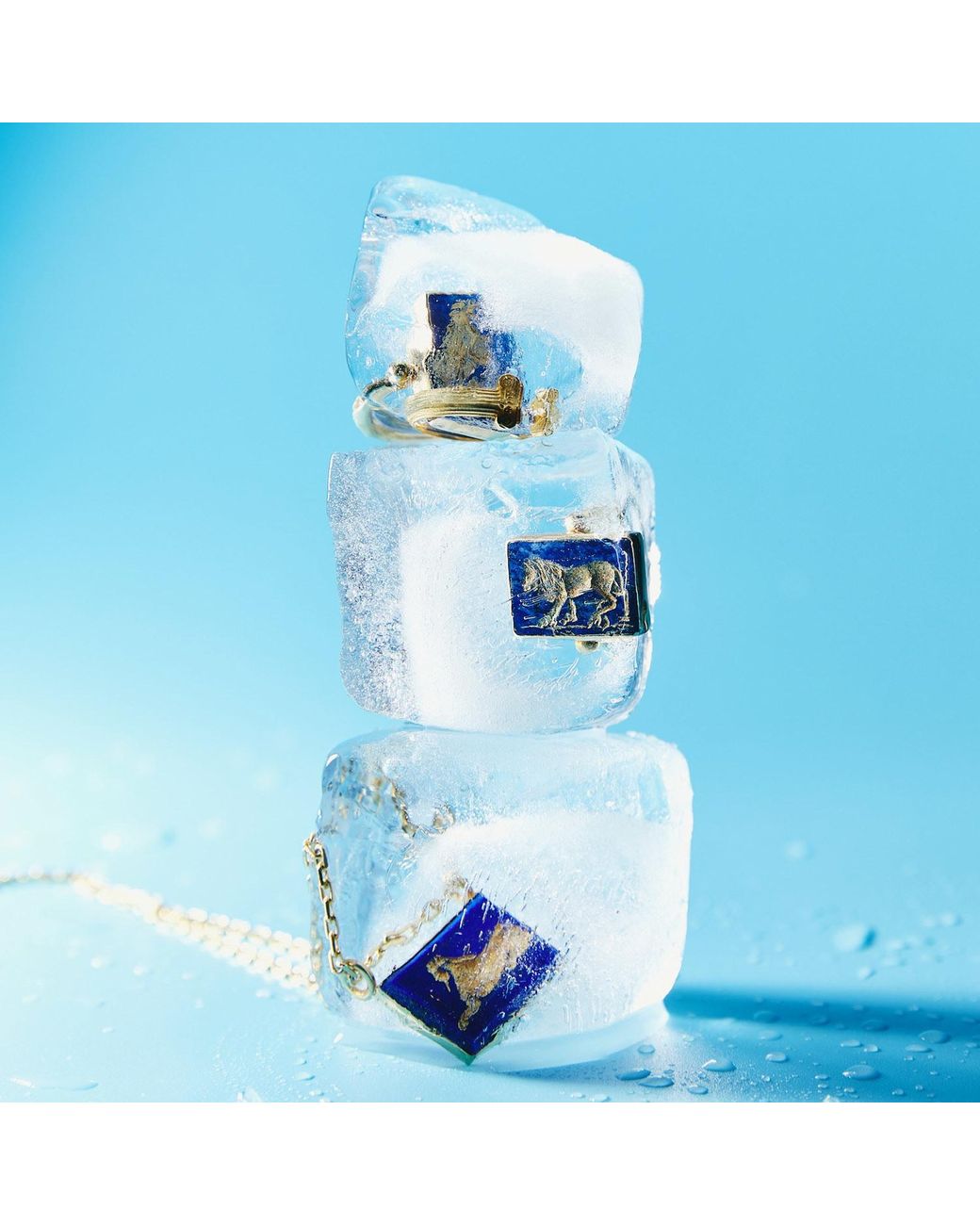 Ece London Blue The Sphinx Necklace