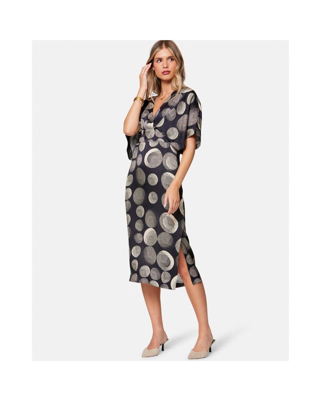 Helen Mcalinden Black Eabha & Ivory Print Dress