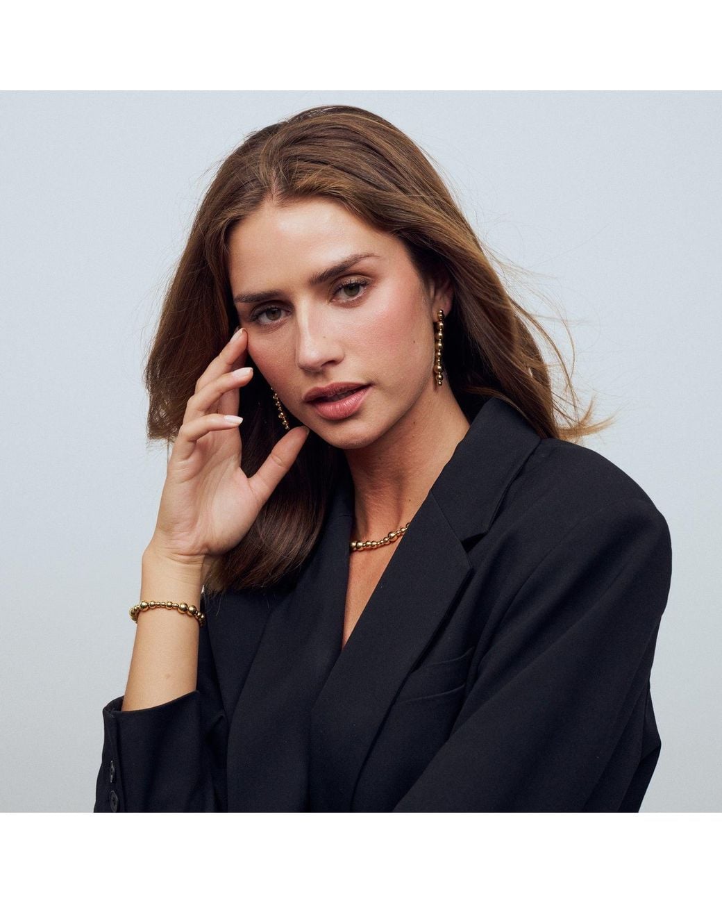 Sif Jakobs Jewellery Metallic Earrings Bormio Lungo